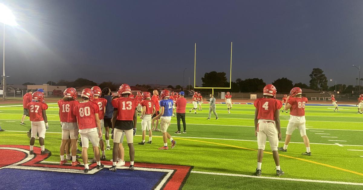 A look into the Mountain View football program's practice routine