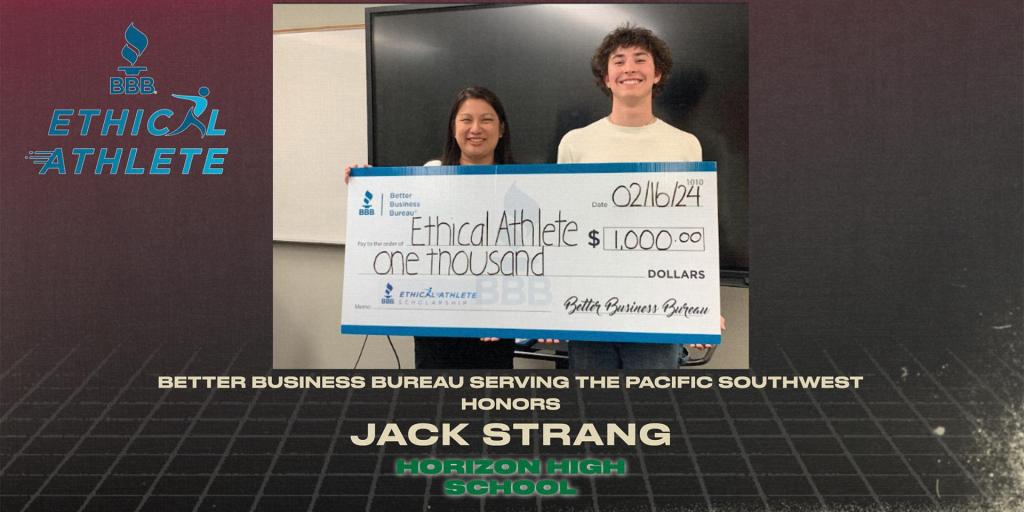 Horizon s Strang honored as BBB Ethical Athlete AZPreps365