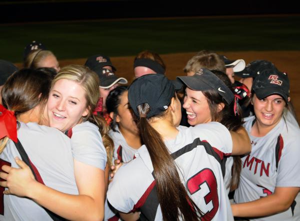 Red Mountain celebrates after winning the title.
