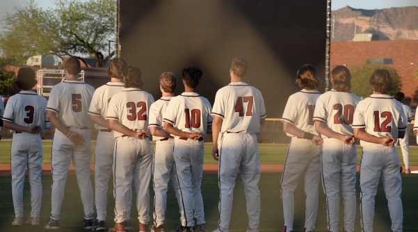 Red Mountain run-ruled their opponent for the second time in three days after their 11-1 Westwood win on Tuesday in Mesa. (Photo by Chad Vautherine/AZPreps365.com)