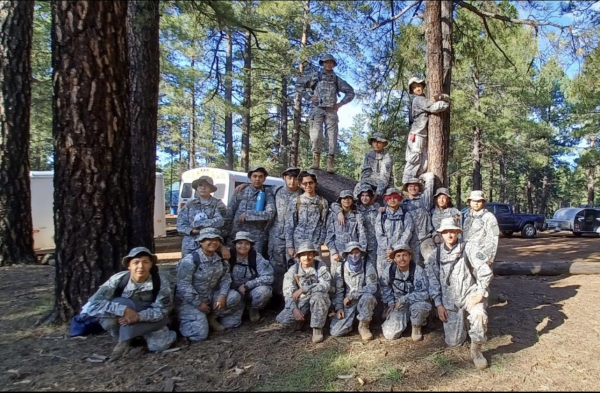 The maurader team at camp last month