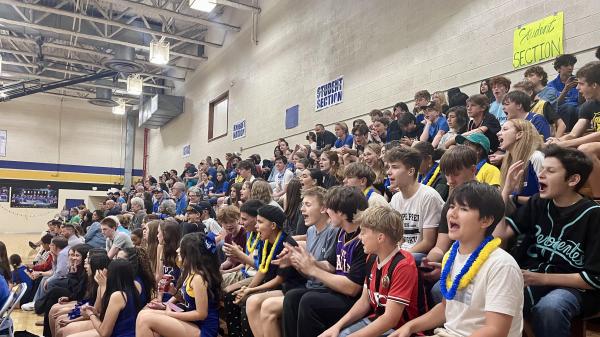 Tempe Prep's student section was loud for their seniors on Senior Night on Oct. 24