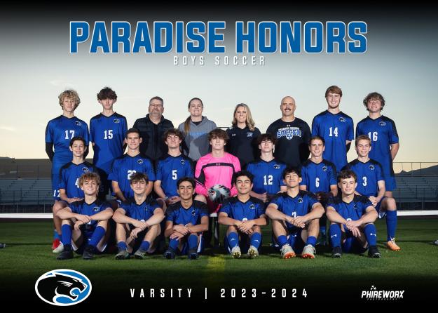 Paradise Honors Varsity Team Photo